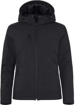 Wattierte Damen Kapuzen Softshell Jacke Clique | Padded Hooded Softshell Women