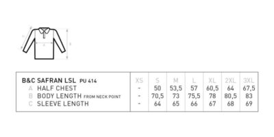 Piqué Polo langarm B&C | Safran LSL