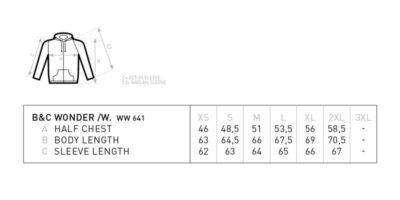 C74D8E29-5947-40F5-9B83-34C83644C9CC Damen Kapuzen Sweatjacke B&C | Wonder /women