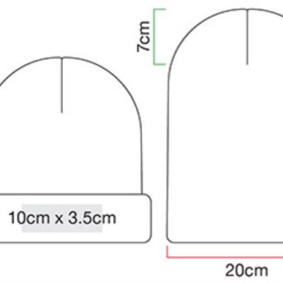 Bio Strickmütze Beechfield | B 45N Grössentabelle