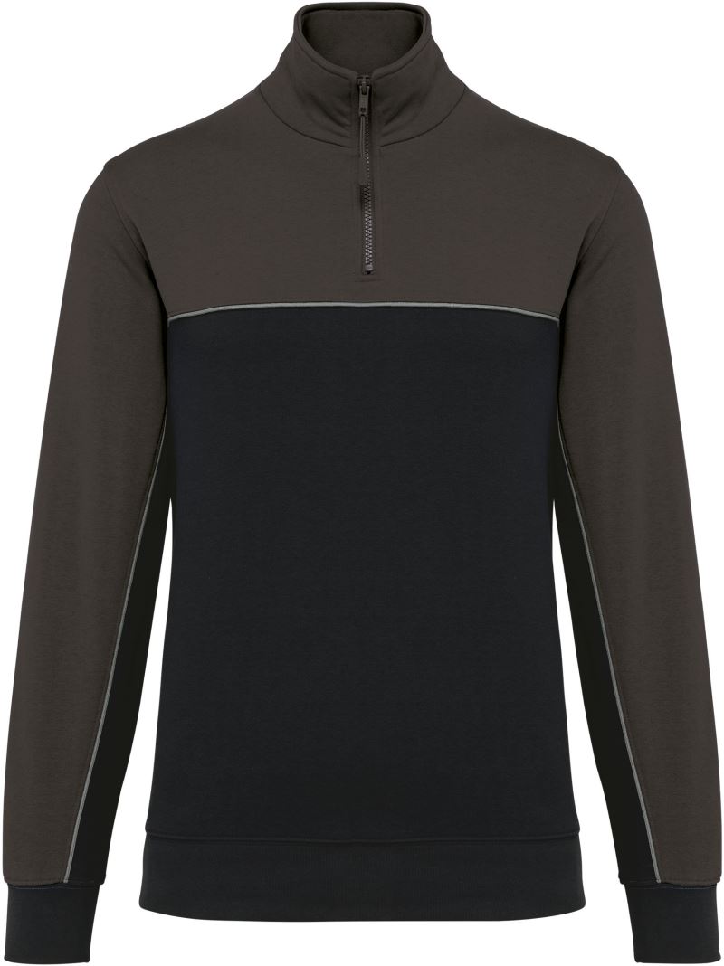 Workwear Sweater mit 1/4 Zip Kariban WK | WK 404