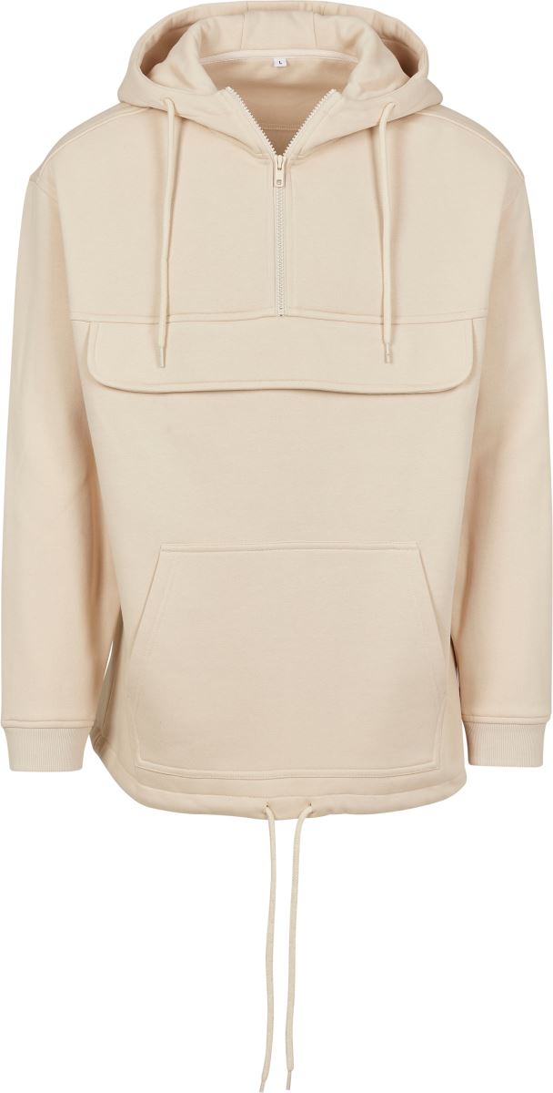 Kapuzen Sweater mit 1/4 Zip Build your Brand | BY 098
