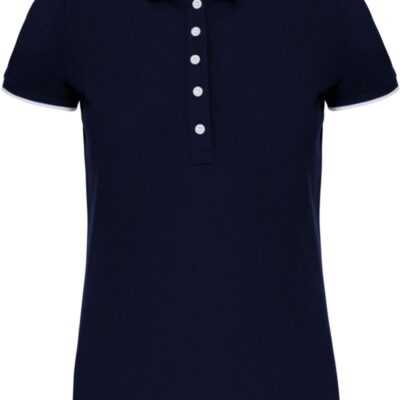 Damen Kontrast Piqué Polo Kariban | K 252 Damen Kontrast Piqué Polo Kariban | K 252