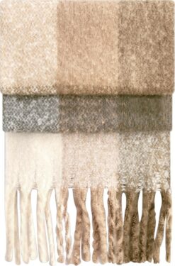 Schal "Fluffy Check" Beechfield | B 494R