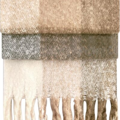 Schal "Fluffy Check" Beechfield | B 494R