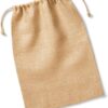 Jute Tasche mit Zugkordel Westford Mill | W 415 Jute Tasche mit Zugkordel Westford Mill | W 415