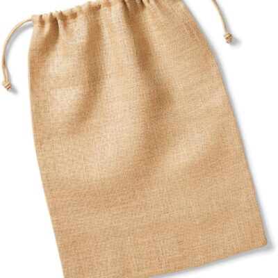 Jute Tasche mit Zugkordel Westford Mill | W 415 Jute Tasche mit Zugkordel Westford Mill | W 415