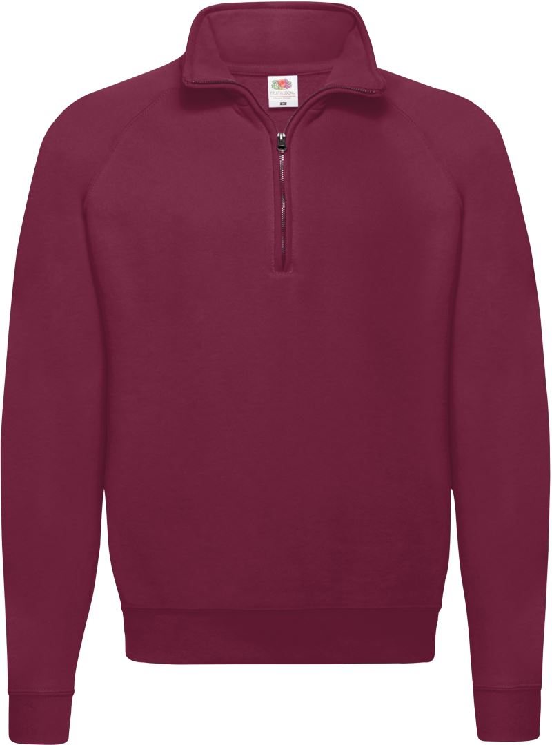 Sweater mit 1/4 Zip F.O.L. | Classic Zip-Neck Sweat