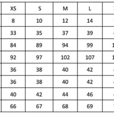 Oxford Bluse Streifen langarm Premier | PR 338 Grössentabelle