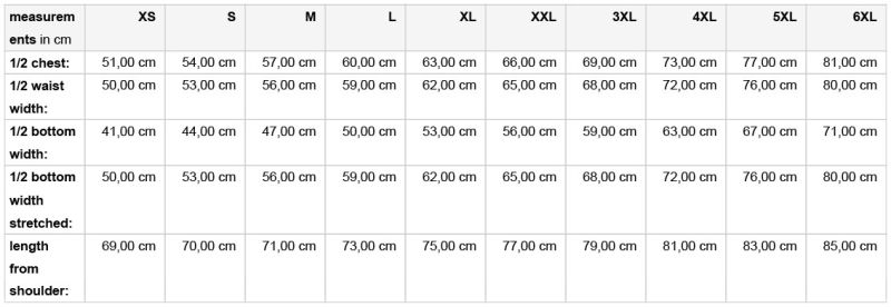 Wattiertes Herren Hybrid Strickfleece Gilet Daiber | JN 1848 Grössentabelle Wattiertes Herren Hybrid Strickfleece Gilet Daiber | JN 1848 Grössentabelle