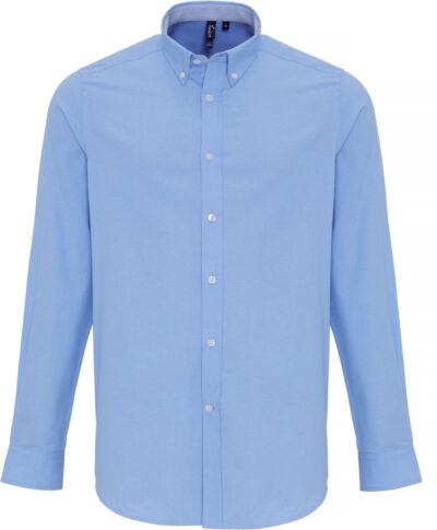 Oxford Hemd Streifen langarm Premier | PR 238