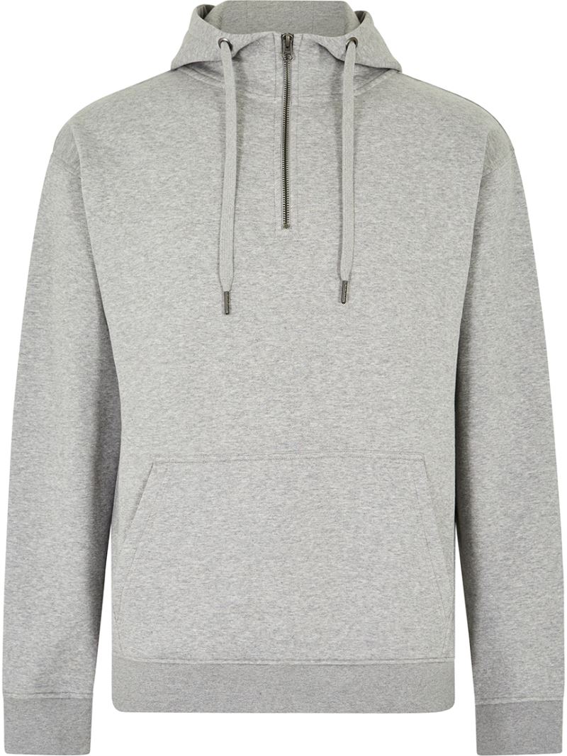 Kapuzen Sweater mit 1/4 Zip Kustom Kit | KK 336