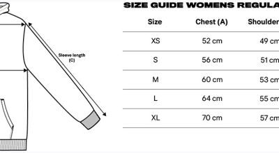 Damen Kapuzen Sweater "Essentials" True Blanks | Womens Regular Hoodie Grössentabelle Damen Kapuzen Sweater "Essentials" True Blanks | Womens Regular Hoodie Grössentabelle