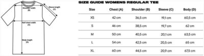 Damen T-Shirt "Essentials" True Blanks | Womens Regular Tee Grössentabelle Damen T-Shirt "Essentials" True Blanks | Womens Regular Tee Grössentabelle