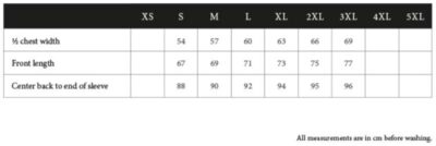 Herren Kapuzen Sweatjacke Tee Jays | TJ 5435 Grössentabelle