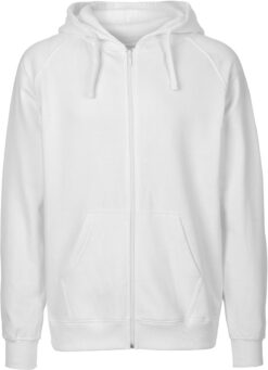 Herren Bio Kapuzen Sweatjacke Neutral | O 63301