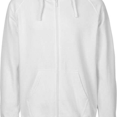 Herren Bio Kapuzen Sweatjacke Neutral | O 63301