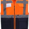 hi vis orange/navy