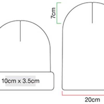 Strickmütze "Recycled Original" Beechfield | B 45R Grössentabelle