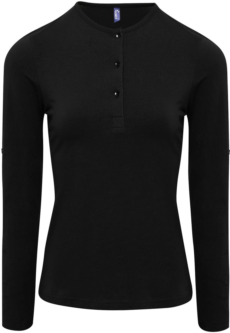 Damen Rollärmel T-Shirt langarm Premier | PR 318