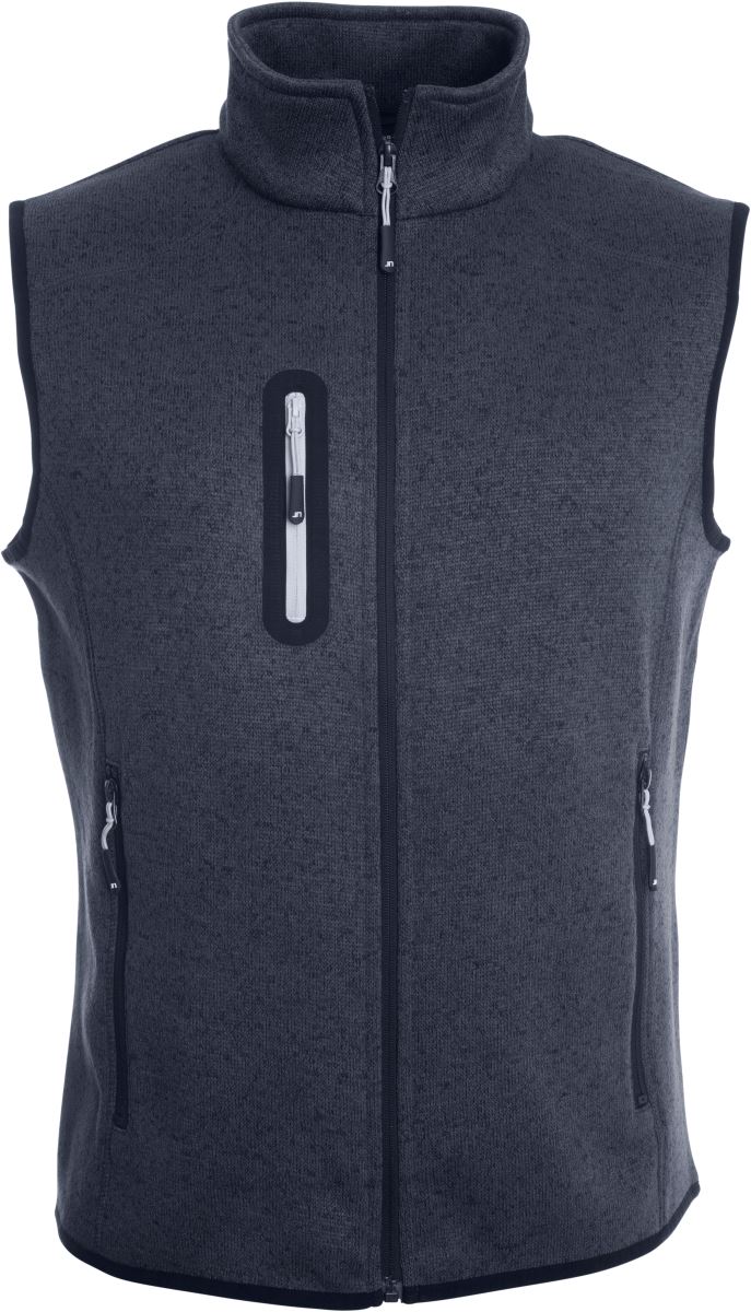 Herren Strickfleece Weste mit Stehkragen Daiber | JN 774