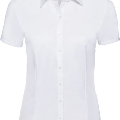 Herringbone Bluse kurzarm Russell | 963F