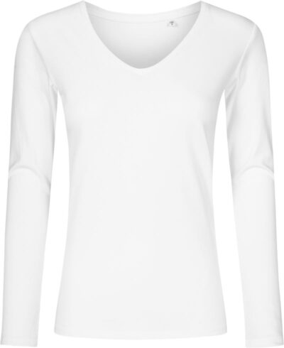 Damen V-Ausschnitt T-Shirt langarm - X.O Promodoro | 1560