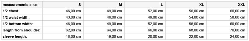 Damen Bio Piqué Polo Daiber | 8009 Grössentabelle