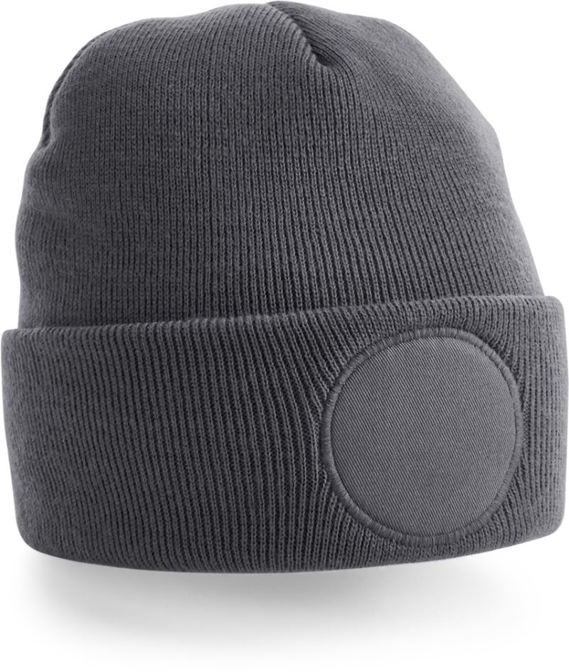Circular Patch Beanie Beechfield | B 446