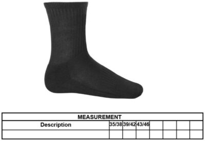 Multisport Socken Kariban ProAct | PA 036 Grössentabelle