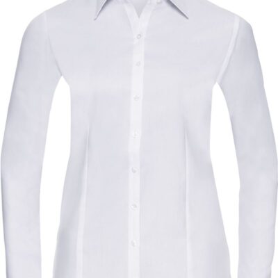 Herringbone Bluse langarm Russell | 962F Herringbone Bluse langarm Russell | 962F