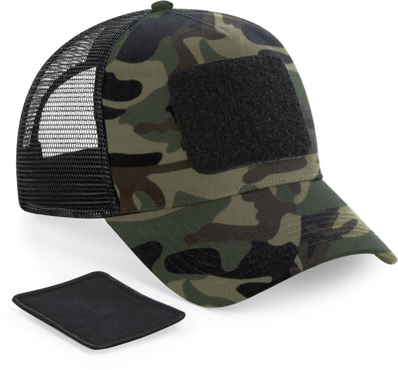 5 Panel Kappe "Removable Patch Trucker" Beechfield | B 641