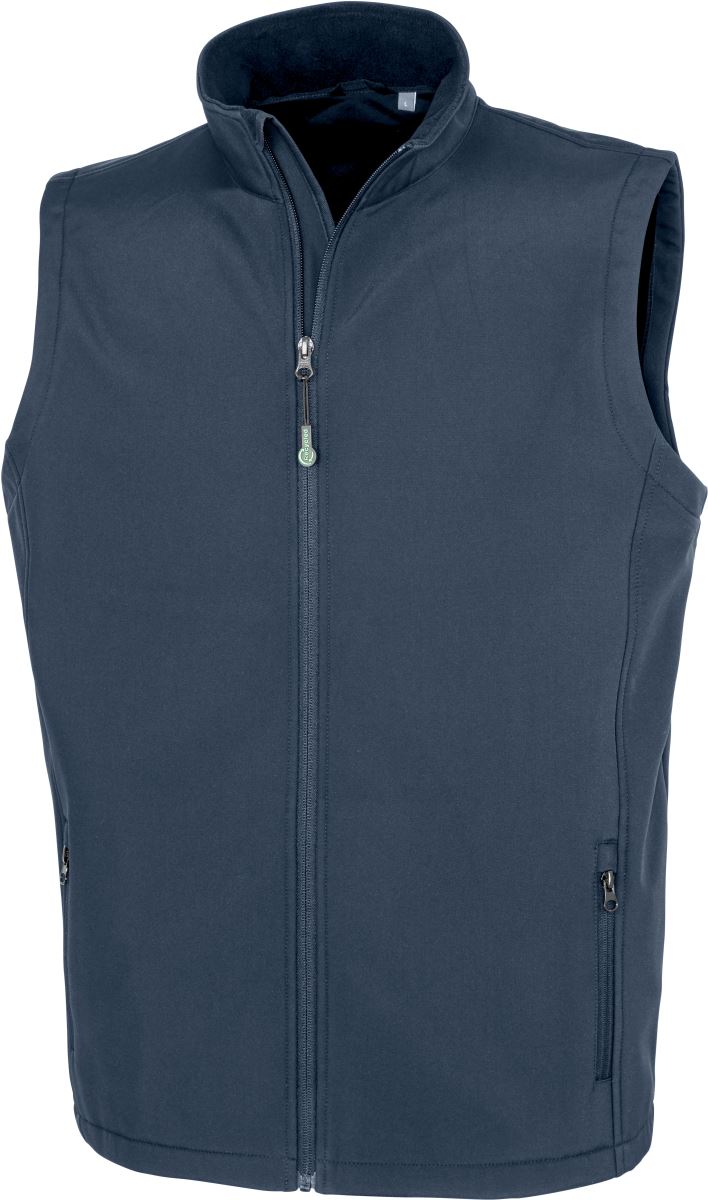 Herren 2-Lagen Softshell Gilet "Printable" Result Recycled | R 902M