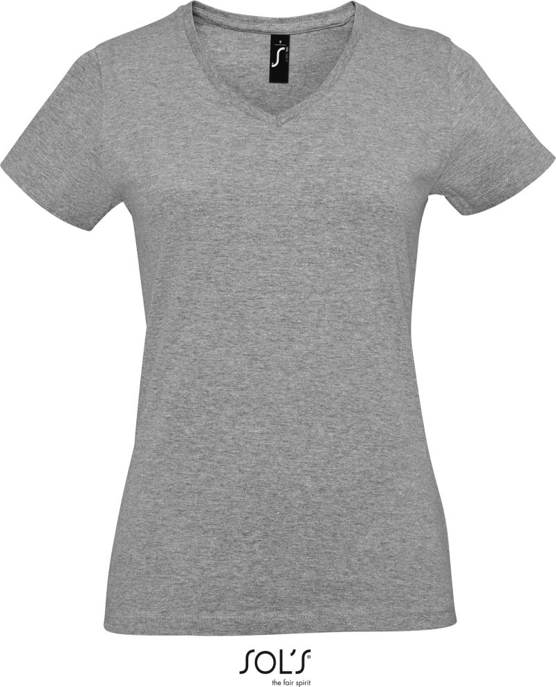 Schweres Damen V-Ausschnitt T-Shirt SOL'S | Imperial V Women