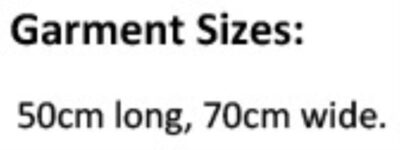 Hüftschürze kurz "Colours" Premier | PR 151 Grössentabelle