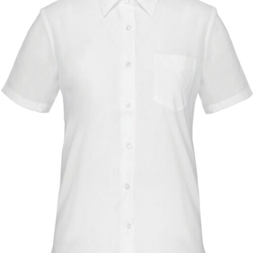 Popeline Bluse "Judith" kurzarm Kariban | K 548