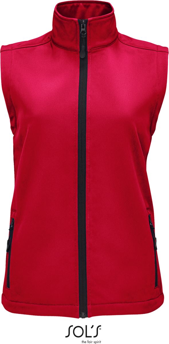 Damen 2-Lagen Softshell Gilet SOL'S | Race BW Women
