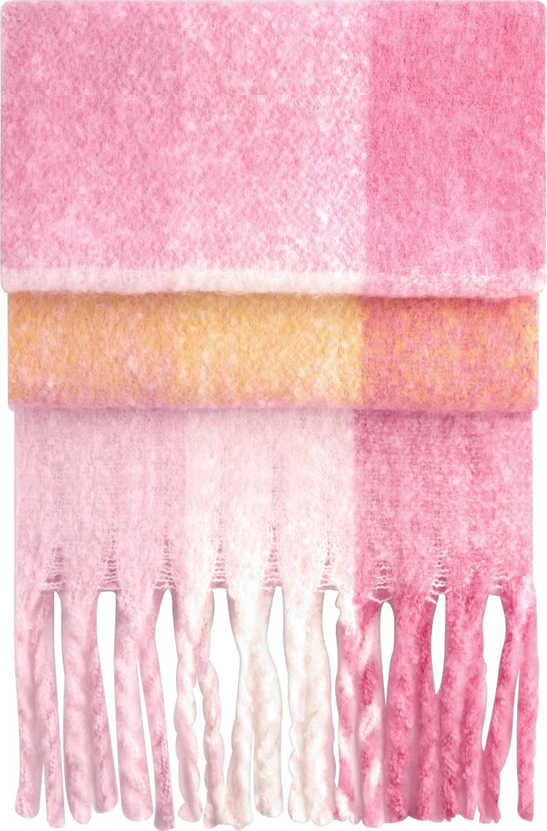 Schal "Fluffy Check" Beechfield | B 494R