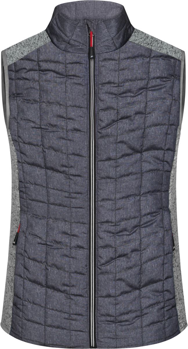 Damen Hybrid Strickfleece Gilet Daiber | JN 739