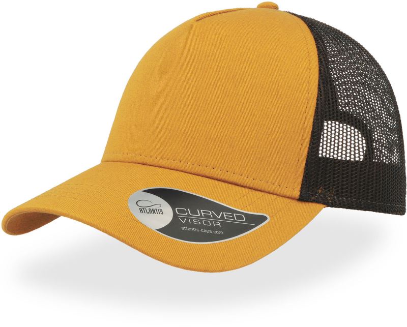 5 Panel Trucker Kappe "Rapper" Atlantis | Rapper Cotton