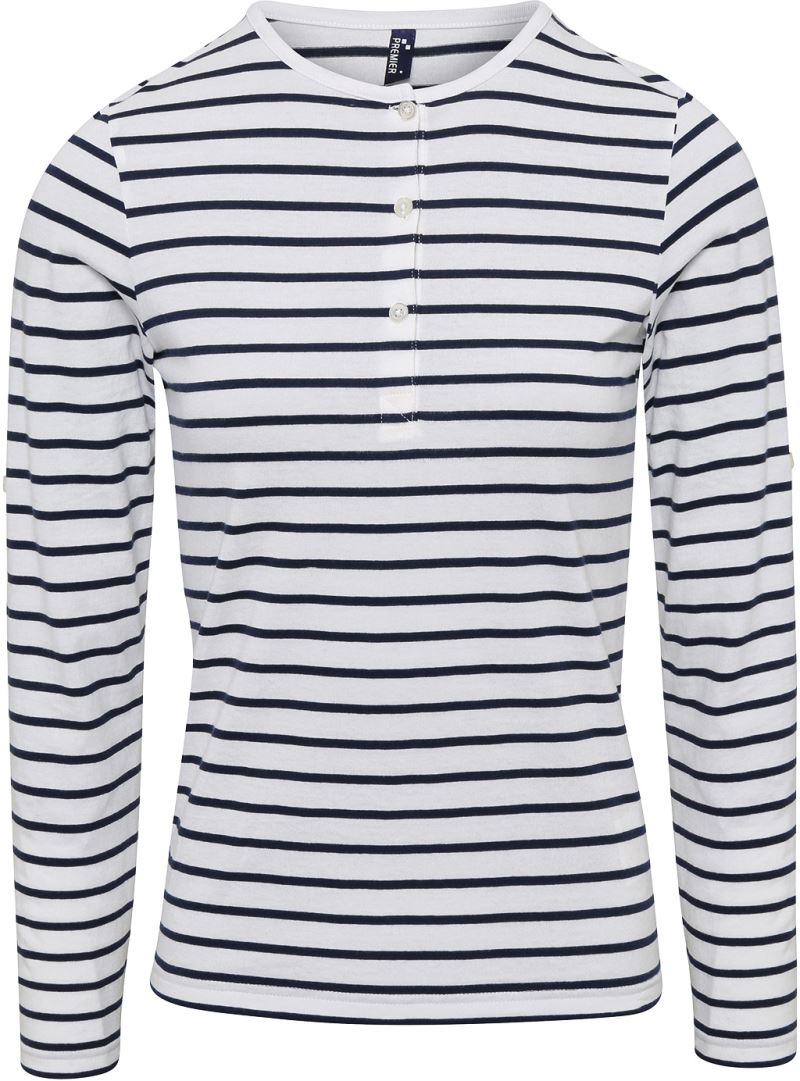 Damen Rollärmel T-Shirt langarm Premier | PR 318