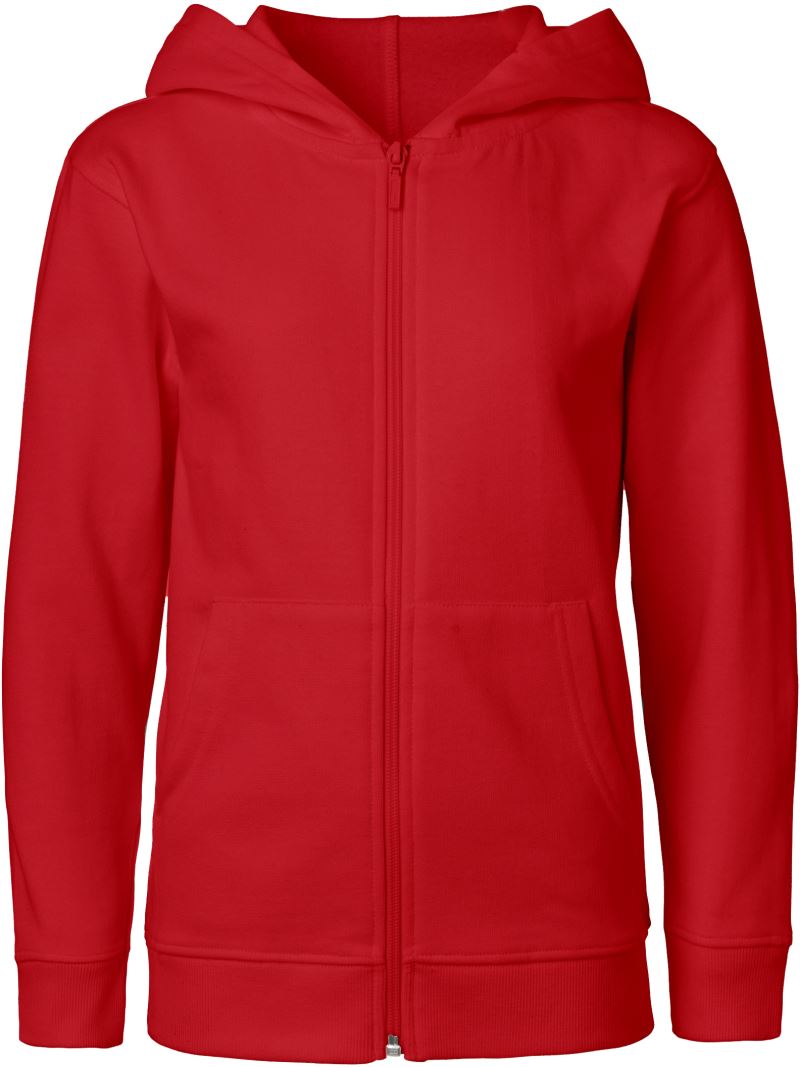 Kinder Bio Kapuzen Sweatjacke Neutral | O 13301