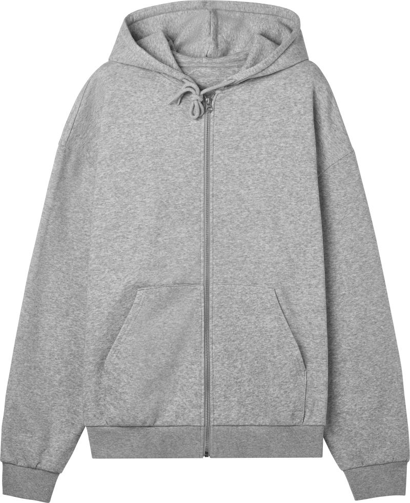 Herren Kapuzen Sweatjacke "Essentials" True Blanks | Mens Regular Zip Hoodie