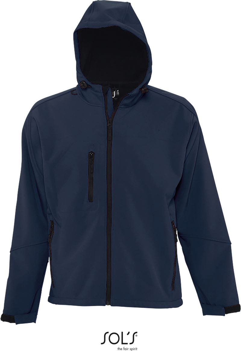 Herren Kapuzen 3-Lagen Softshell Jacke SOL'S | Replay Men