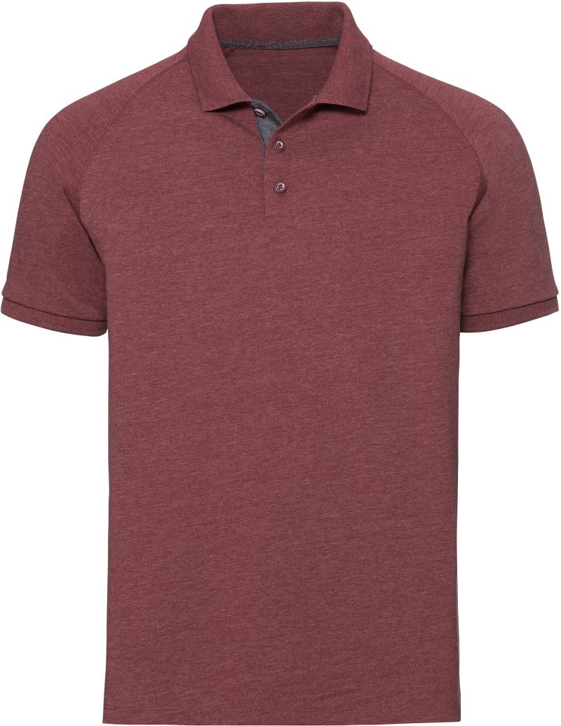 Herren HD Raglan Polo Russell | 565M