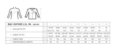 EE931934-6388-4F80-94A0-2CB76DE233AB Oxford Hemd langarm B&C | Oxford LSL /men