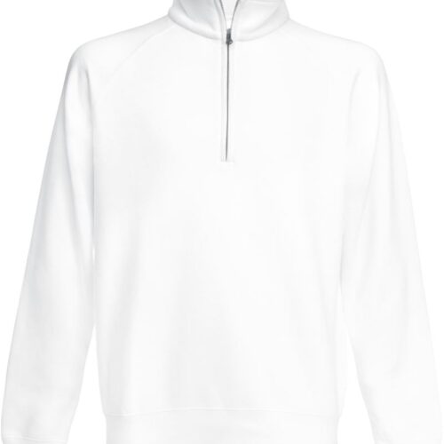 Sweater mit 1/4 Zip F.O.L. | Premium Zip Neck Sweat