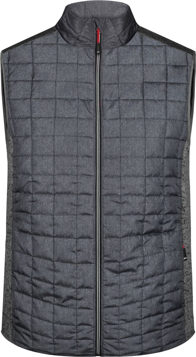 Herren Hybrid Strickfleece Gilet Daiber | JN 740