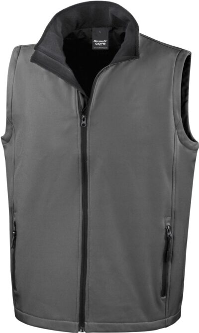 Herren 2-Lagen Softshell Gilet "Printable" Result Recyled | R 232M Herren 2-Lagen Softshell Gilet "Printable" Result Recyled | R 232M