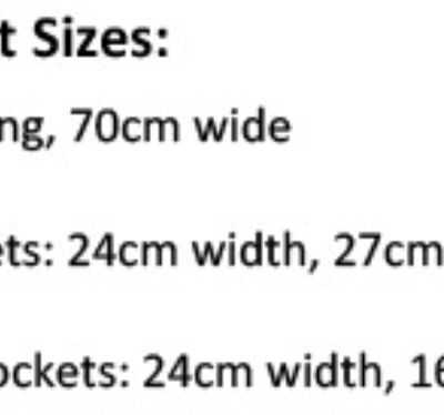 Denim Hüftschürze kurz Premier | PR 125 Grössentabelle Denim Hüftschürze kurz Premier | PR 125 Grössentabelle